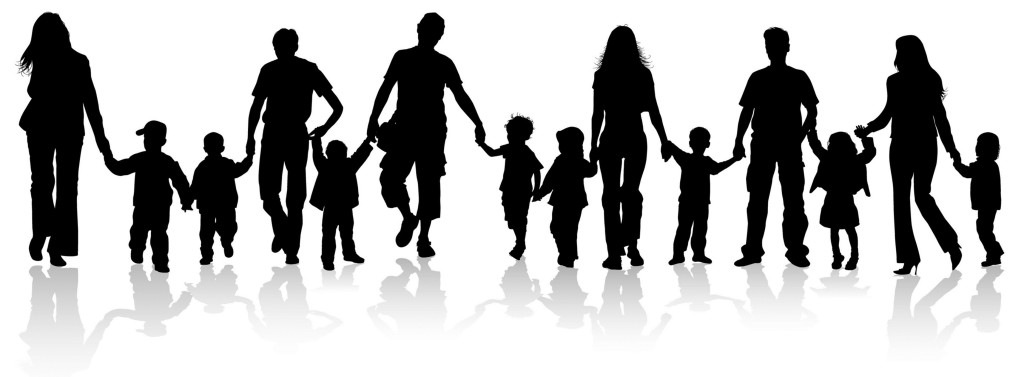 Family Holding Hands Clipart 12